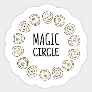 Magic Circle Candles Sticker